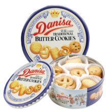 皇冠（danisa）丹麦曲奇饼干200g 休闲儿童零食早餐 印尼进口食品