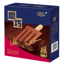 PLUS会员：德华 磨巧 巧克力口味冰淇淋 75克*5支*4件