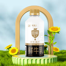 Huishan 辉山 娟姗鲜牛奶 原生高钙奶 3.7g优质蛋白 早餐伴侣 分享装485ml*3瓶