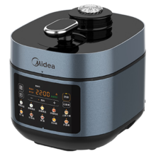 美的（Midea） 电压力锅  电压锅沸腾浓香家用加厚双胆大火力高压锅多功能预约定时双胆电饭煲 高性价比款 4.8L C551N（4-10人）