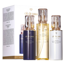 plus：肌肤之钥（Cle de Peau）CPB 光采护肤套装 滋润型化妆水170ml+日乳125ml+夜乳125ml
