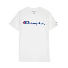 Champion 冠军 草写logo圆领短袖T恤 athletics线