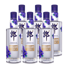 郎酒 顺品郎蓝顺 浓酱兼香型白酒 45度280ml*6瓶 整箱装 （非原箱）