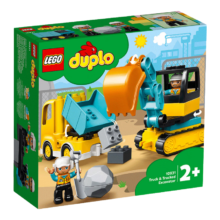 乐高（LEGO）积木得宝DUPLO10931翻斗车和挖掘车套装2岁+儿童玩具生日礼物