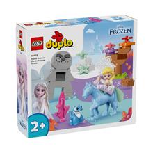 LEGO 乐高 新品 宝宝积木得宝10418艾莎与布鲁尼森林历险玩具2岁以上