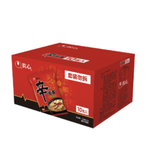 农心 辛拉面香菇牛肉味十连包方便面 整箱120g*10包