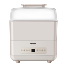 松下（Panasonic）奶瓶消毒器带烘干多功能婴儿消毒器消毒锅蒸汽立体循环蒸汽 NU-MX100PXPE 1L 蒸汽消毒
