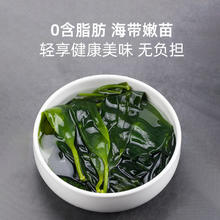 不吃小鱼 海带苗500g 新鲜嫩苗