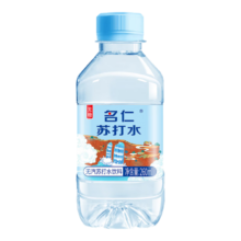 名仁（MINGREN）无糖苏打水饮料碱性备孕无汽苏打水整箱批发孕妇 260ml*6瓶