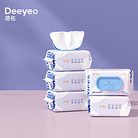 Deeyeo 德佑 婴儿手口湿巾宝湿巾80抽*5包