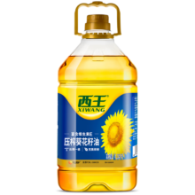 plus会员:西王 物理压榨  一级压榨葵花籽油 6.18L*1桶＊2件