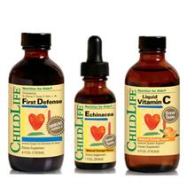 【含税直邮】Childlife童年时光 经典三驾马车 *液+ 紫锥菊滴剂+液体维生素C