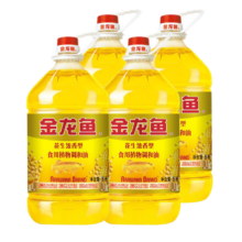 金龙鱼 食用油 花生油花生调和油5升桶装 家用植物油 植物调和油 花生浓香调和油5L*4