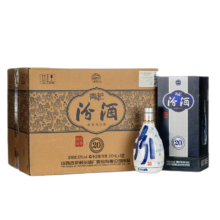 PLUS会员、京东百亿补贴：汾酒 1915 巴拿马20 清香型白酒 53度 475ml*6瓶 整箱装