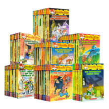 英文原版 老鼠记者Geronimo Stilton 65册 老鼠记者章节书 插图故事书 儿童文学小说读物 中小学生课外阅读 全彩