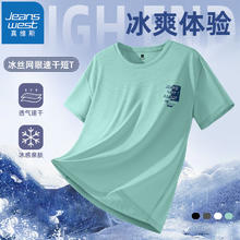 JEANSWEST 真维斯 男士冰丝短袖 GW-42-17D026-4124052402