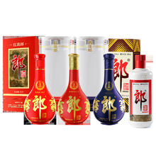 LANGJIU 郎酒 53度红花郎10红花郎15青花郎53度郎牌郎酒四款组合