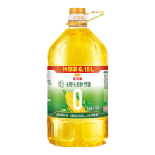京东PLUS：金龙鱼 非转基因 零反式脂肪压榨玉米胚芽油 6.18L*3件