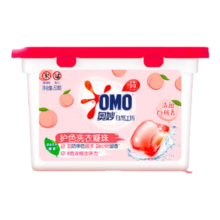 奥妙 护色洗衣凝珠100颗 除菌除螨柔顺留香三合一(50颗×2盒)白桃味