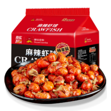 PLUS会员：DeYAN 德炎 麻辣小龙虾尾1.5kg 300g*5盒 净虾750g 160-170尾