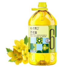 PLUS会员:金掌门 食用油 非转基因低芥酸菜籽油 芥花油5L