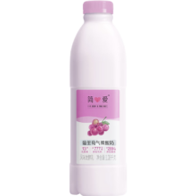 简爱酸奶葡萄味1.08kg*1瓶 家庭装生鲜 风味发酵乳