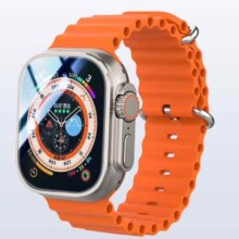 天禾元创 华强北智能手表顶配版 iWatch 【橙色】H13Ultra 锌合金真空镀