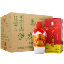 PLUS会员：YILI 伊力牌 伊力老窖 52%vol 浓香型白酒 500ml*6瓶 整箱装 赠送52度伊力特藏 轻享250mL+凑单