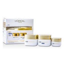 L'OREAL PARIS 巴黎欧莱雅 金致臻颜滋润紧致套装（日霜50ml+晚霜50ml+眼霜15ml）