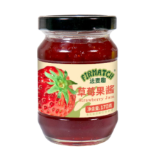 plus会员立减:法麦趣（FIRMATCH）草莓果酱 0脂肪 西餐甜点面包早餐烘焙水果酱料228g
