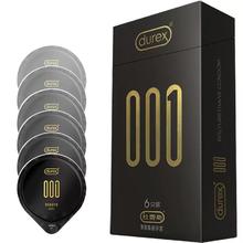 durex 杜蕾斯 001 聚氨酯安全套 6只*1盒+赠2只超薄