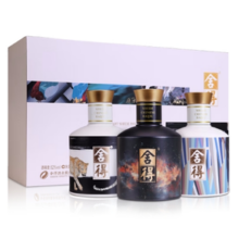 舍得 小酒  浓香型白酒 52度 100mL 3瓶 金标