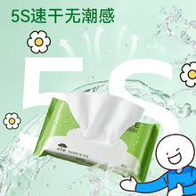 EcosureCare 优可舒 龙胆湿厕纸 洁厕湿纸巾厕纸湿巾 湿擦免洗 私处清洁擦去99.9%细菌 40片3包