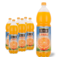 美汁源 可口可乐 Minute Maid 果粒橙 果汁饮料 1.8L*6瓶 整箱装