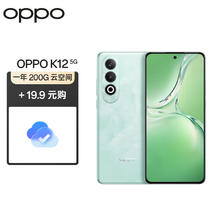 OPPO K12 5G 100W闪充 5500mAh超长续航 拍照游戏直屏AI手机 8GB+256GB 青云