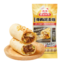 plus会员、需凑单:粮全其美 牛肉芝士卷100g*3支＊5件