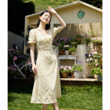 12日10点开始：CHIU·SHUI 秋水伊人 女士优雅公主风连衣裙 623205M020830130