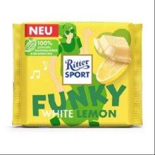 PLUS：瑞特滋（RITTER SPORT）白柠檬夹心白巧克力100g