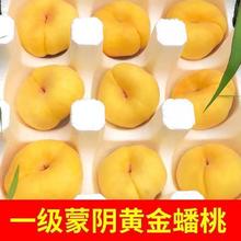 朵界 顺丰 特大果 山东蒙阴 黄毛蟠桃 王母蟠桃 2件合并发一箱5斤装（10-14个）