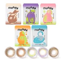 moody美瞳季抛小直径自然混血彩色隐形眼镜