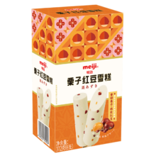 plus会员：明治（meiji）栗子红豆雪糕 62g*6支 彩盒*5件