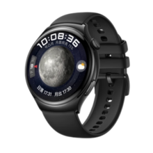 适用华为手表表带watch4原装钛金属钢带尊享gt4钛合金表带GT3系列watch4pro22mm 三珠原色-钛金属表带