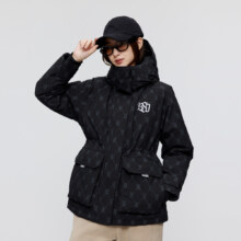 15日10点：BOSIDENG 波司登 收腰复古 老花羽绒服