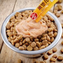 顽皮（wanpy）果饭儿猫条噜吸吸猫咪湿粮拌饭逗猫神器猫咪零食猫条 果饭儿三文鱼猫条360g（12g*30）