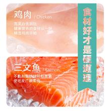 宠出没 无谷冻干生骨肉双拼猫粮100g*5包成幼猫全价全期猫粮1斤