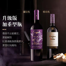 红魔鬼 正品魔神炫紫限量版半干红葡萄酒限量2支