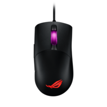 ROG 月刃 游戏鼠标 有线鼠标  办公电竞鼠标PBT按键RGB神光同步发光可换微动 轻量化鼠标16000DPI黑色