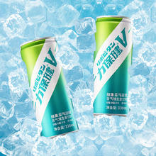 V 力保健 维生素牛磺酸气泡饮料330ml*1罐青梅味功能饮料0脂0糖0卡