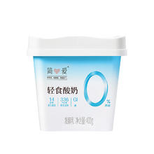 simplelove 简爱 轻食酸奶0%蔗糖400g*1 低温酸奶大桶分享装 健身代餐