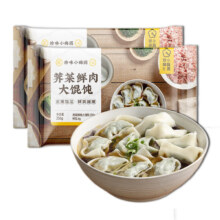 珍味小梅园 荠菜猪肉大馄饨256g*2袋
